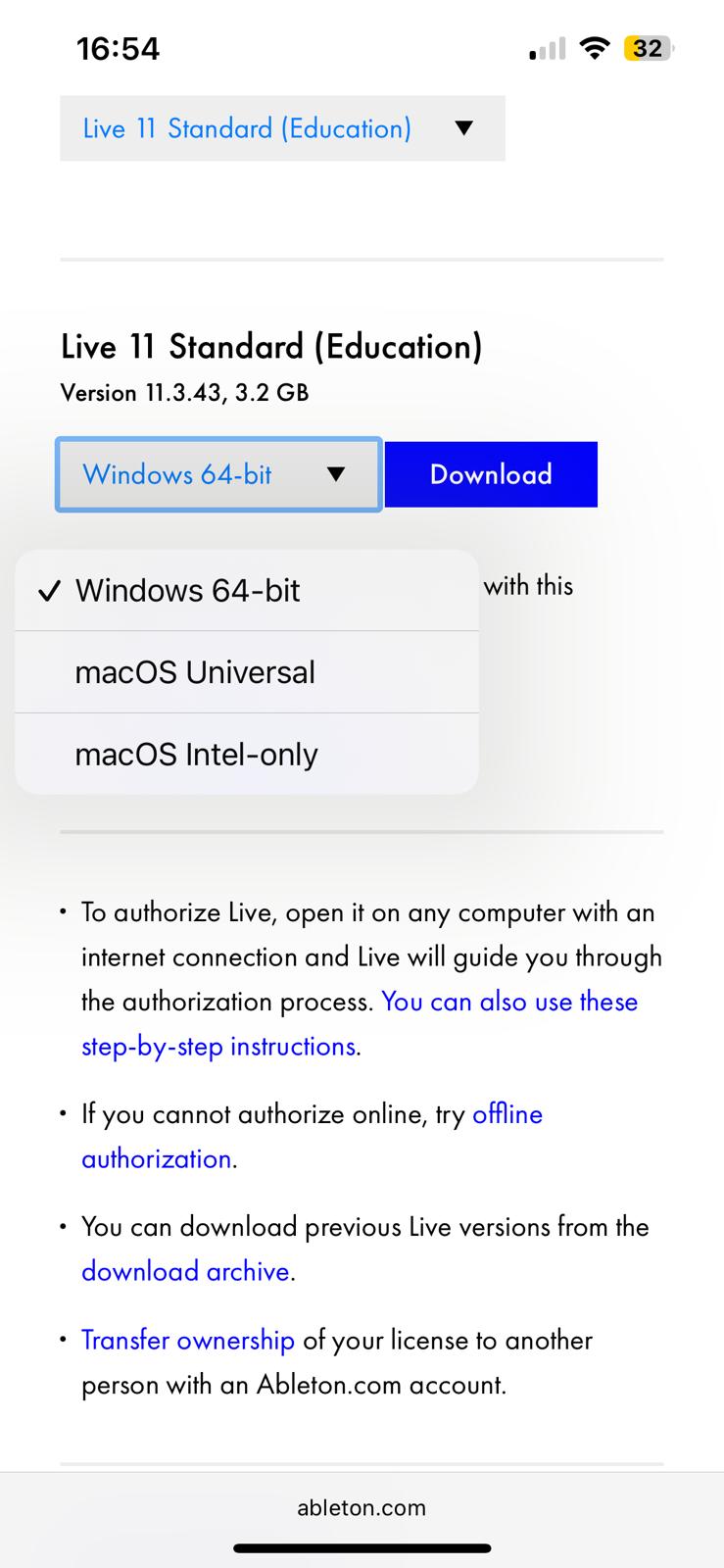 Ableton Ableton Live 11 Education
